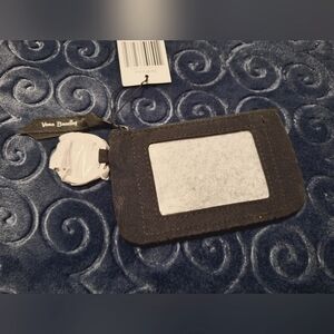 Vera Bradley Classic Black Zip ID Case